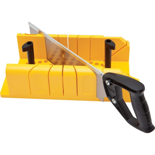 STANLEY® Clamping Mitre Box With Saw