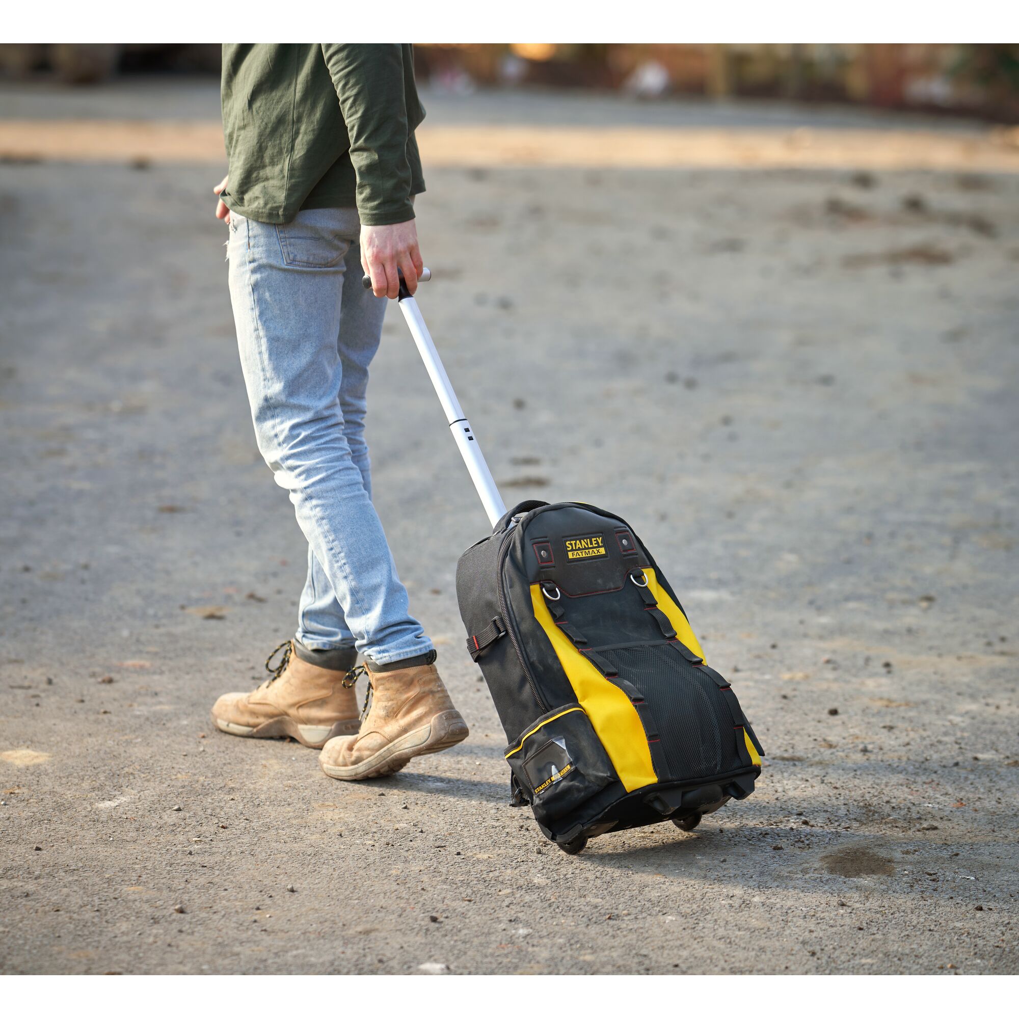STANLEY® FATMAX® Heavy-Duty Tool Bag Backpack on Wheels | STANLEY