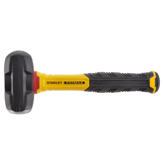 Stanley Fatmax club hammer FMHT1-56006, yellow and black handle, side view, white background.