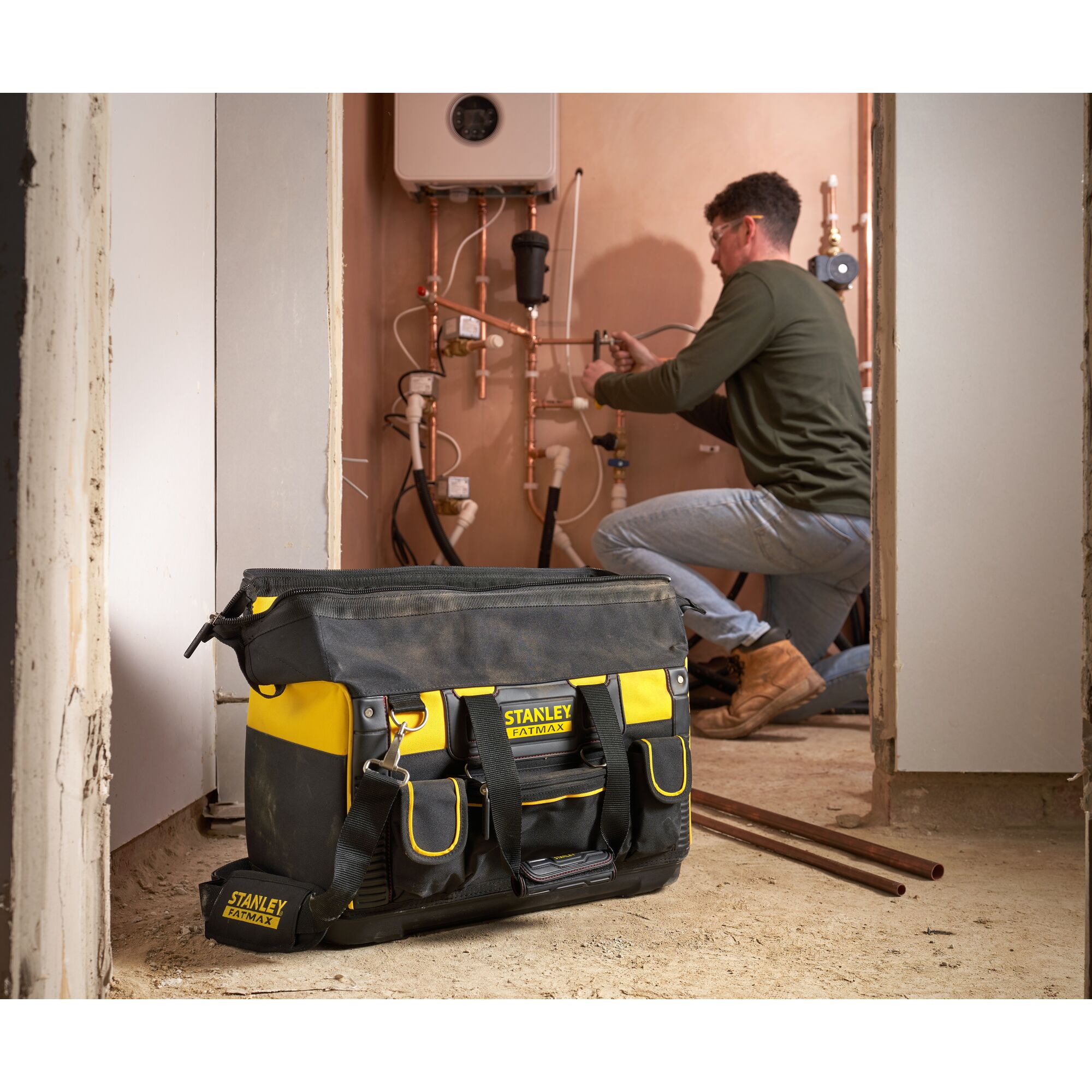 STANLEY® FATMAX® SORTMASTER® 20 in. Open Mouth Rigid Tool Bag