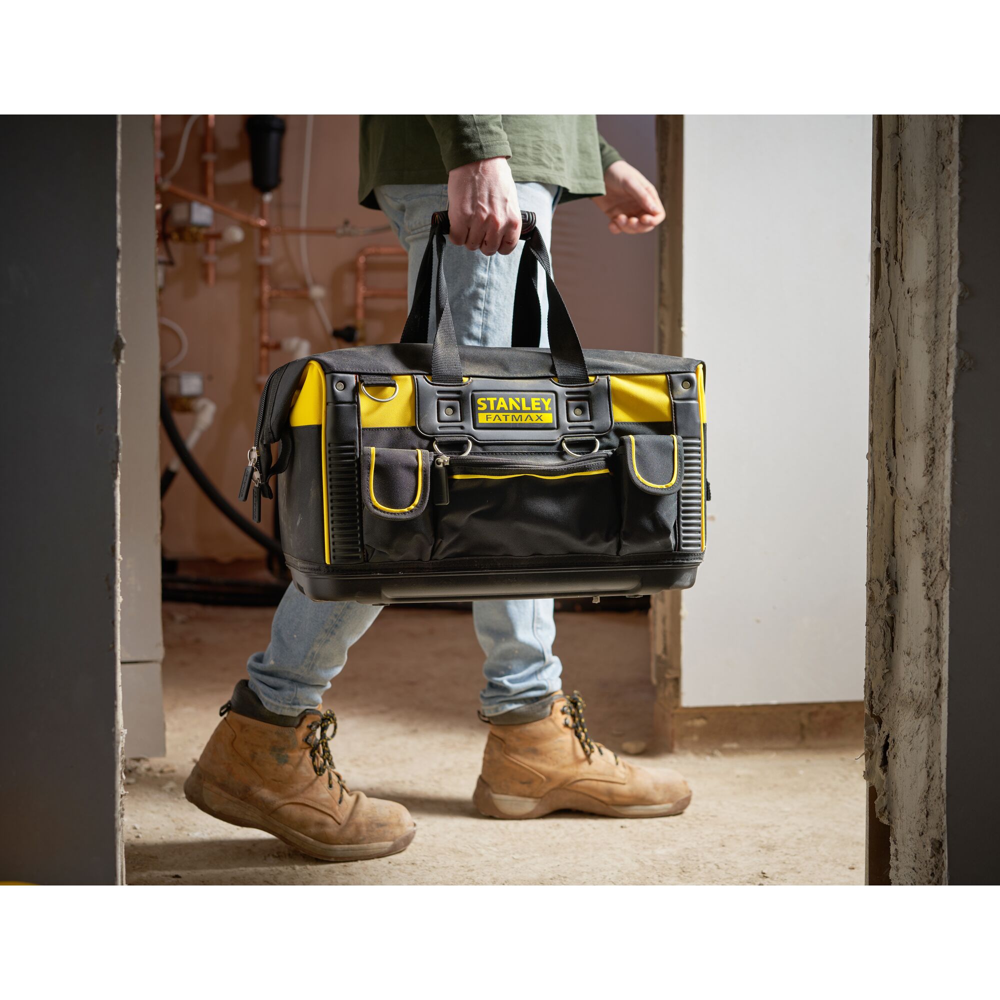 SORTMASTER® 20 in. Open Mouth Rigid Tool Bag | STANLEY