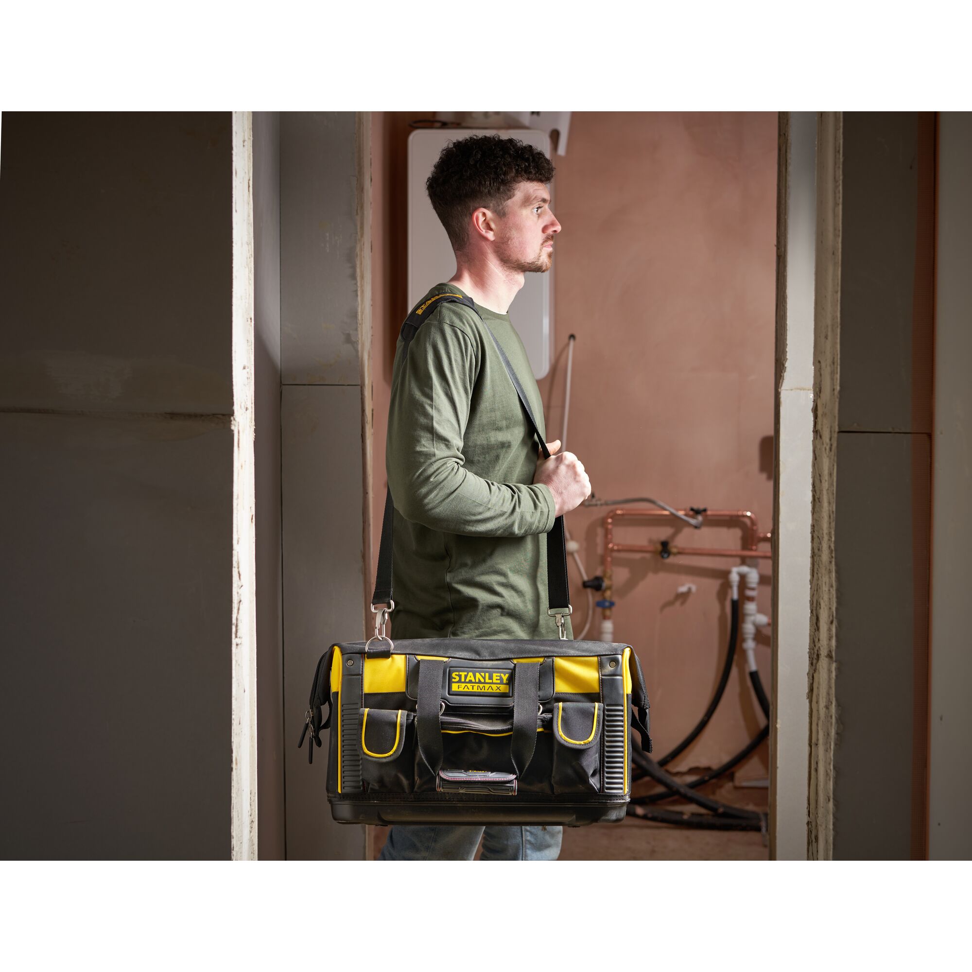Pharfaite SGS スポーティーボンテージ モノトーン Mサイズ SORTMASTER® 20 in. Open Mouth Rigid Tool Bag | STANLEY