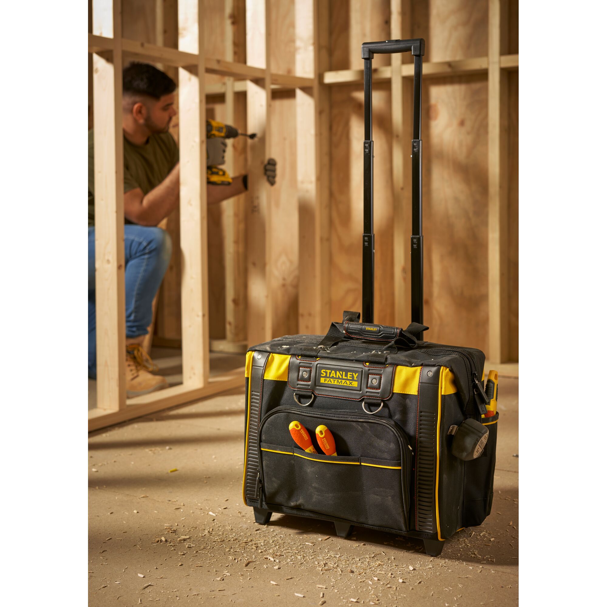 STANLEY® FATMAX® 18 in. Tool Bag on Wheels | STANLEY