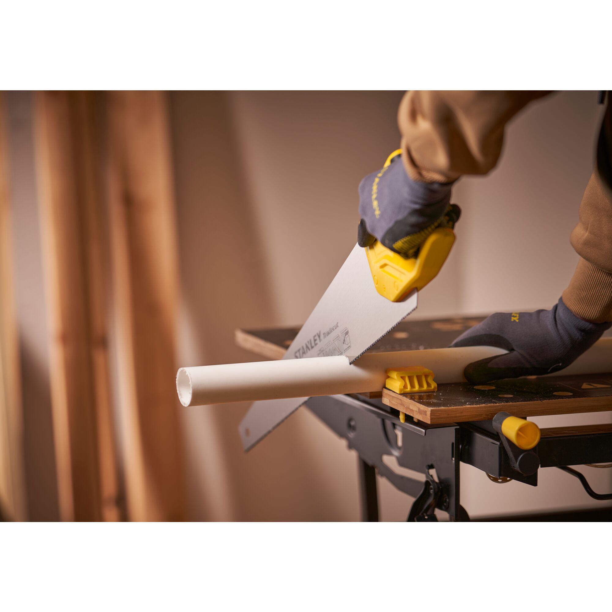 STANLEY Tradecut Hand Saw 11TPI 500mm 20in. STANLEY