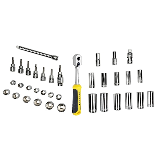 STANLEY® TRANSMODULE SYSTEM™ 3/8 in. Socket Module Set (36 pc.)