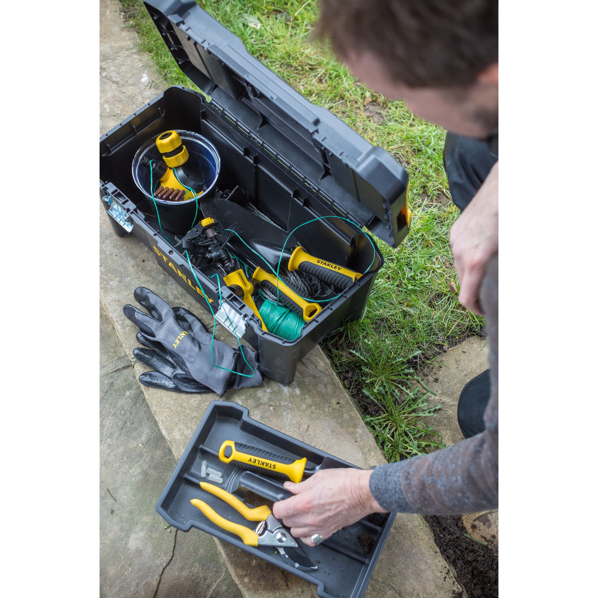 STANLEY® 19 in. Essential Tool Box With Metal Latches | STANLEY
