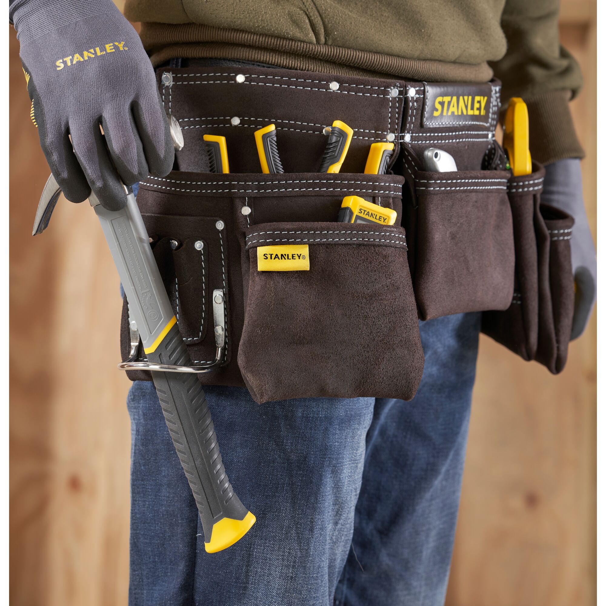 STANLEY® Leather Tool Apron | STANLEY