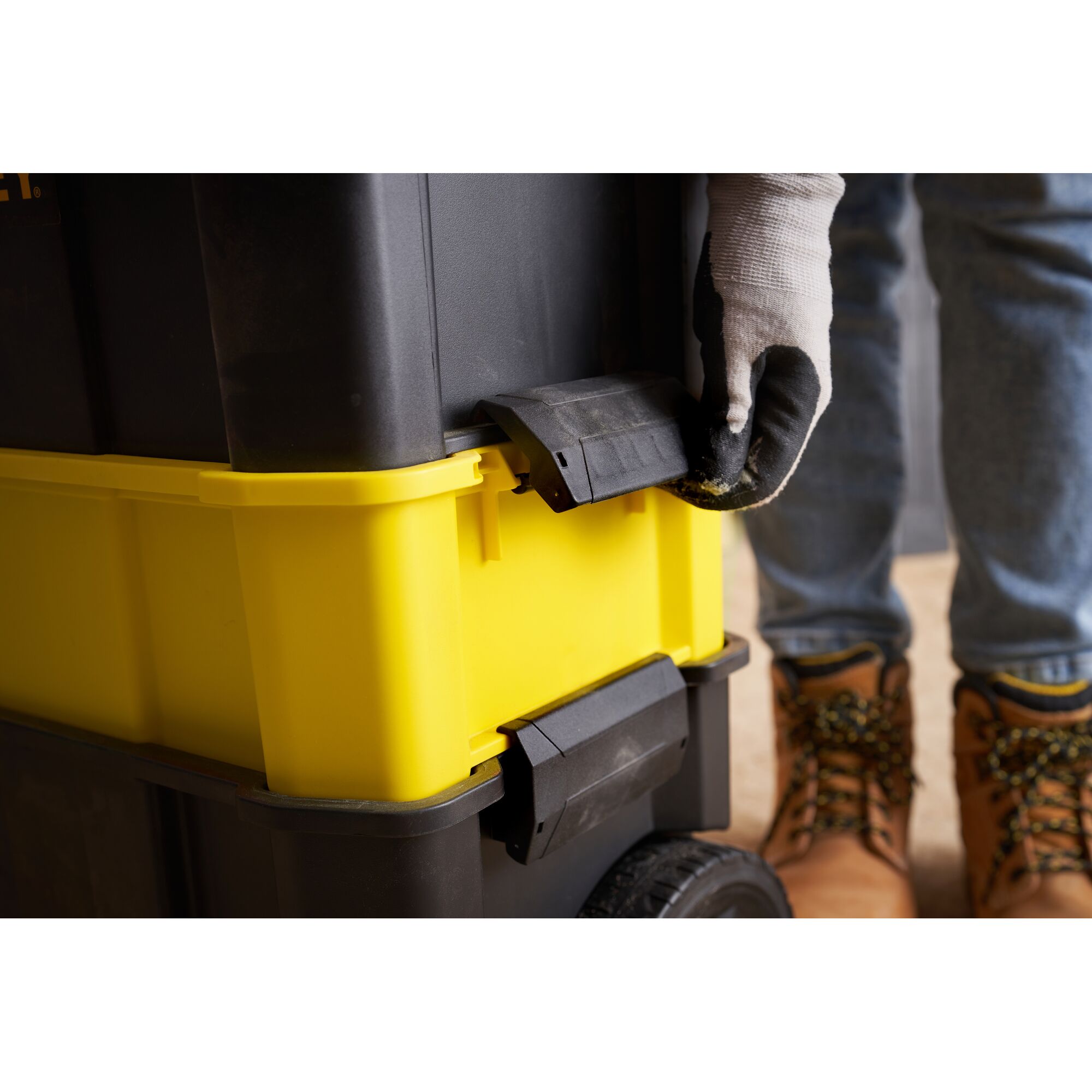 STANLEY® Essential™ Rolling Workshop With Metal Latches | STANLEY