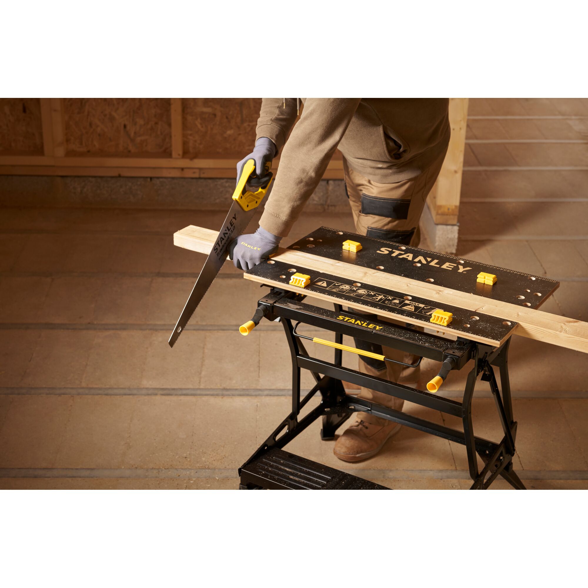 STANLEY® 2-in-1 Workbench & Vice With Vertical Clamp | STANLEY