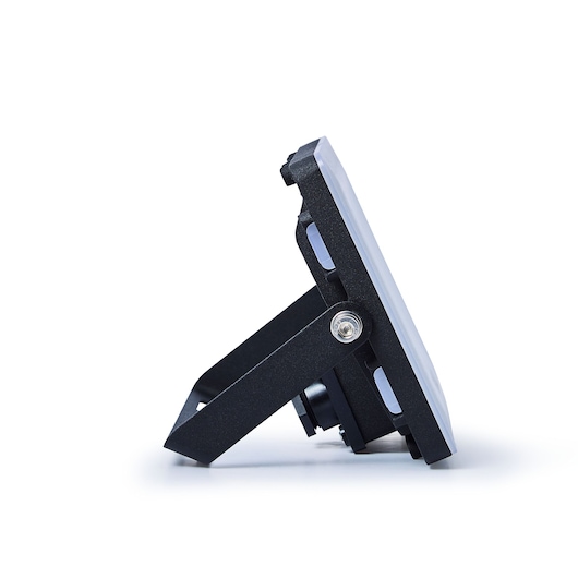 STANLEY SXLS38929E LED floodlight side view on white background.