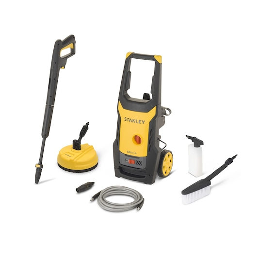 STANLEY® 1400W Electric Pressure Washer With Mini Patio Cleaner and Fixed Brush