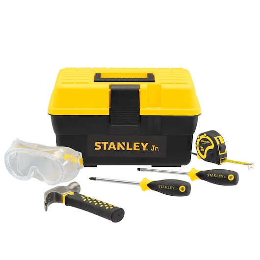 STANLEY® Jr. Children's Toolbox with 5-Piece Tool Set_Front
